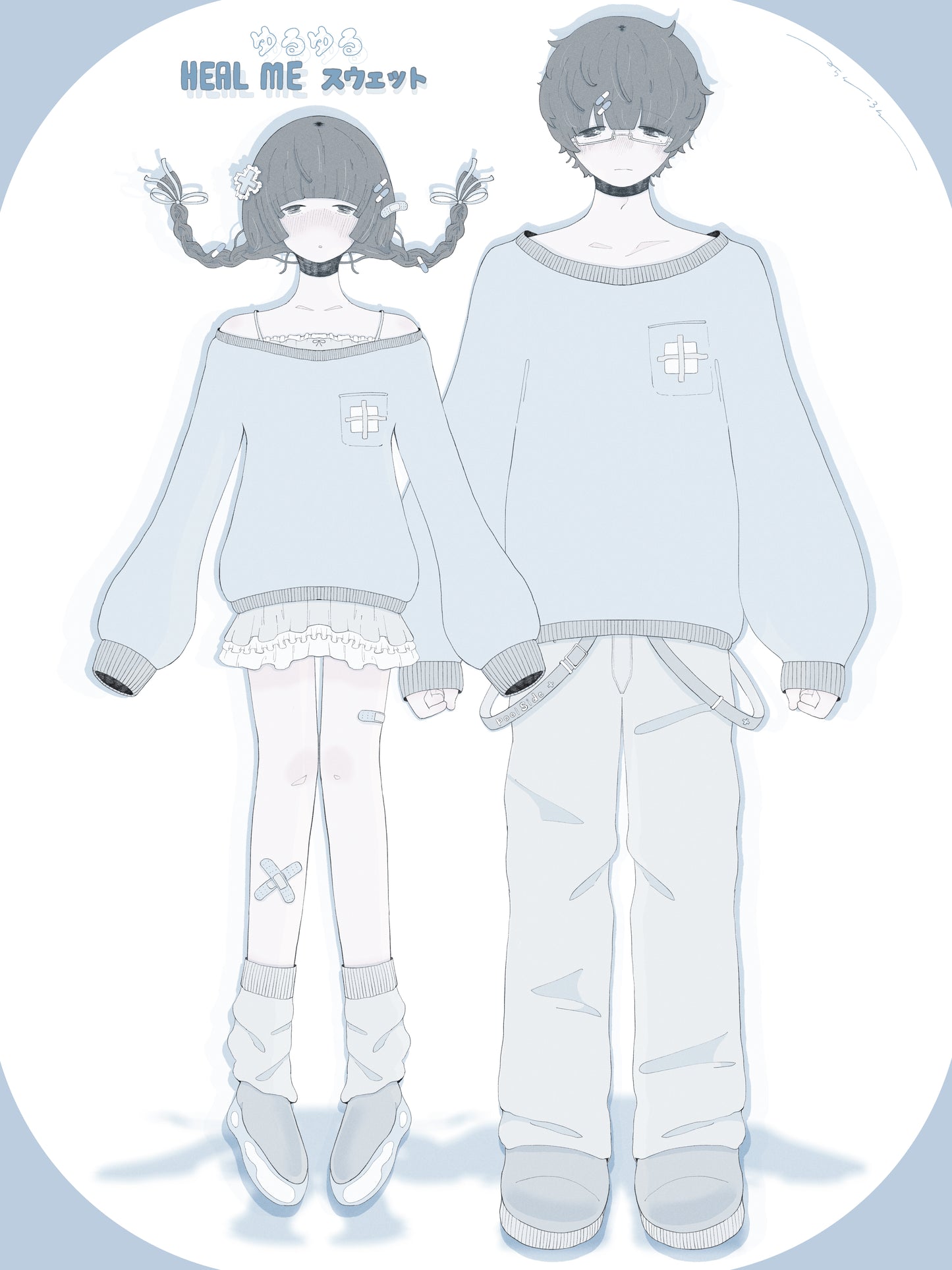 NOIZU×からんころん|ゆるゆるHEAL me スウェット