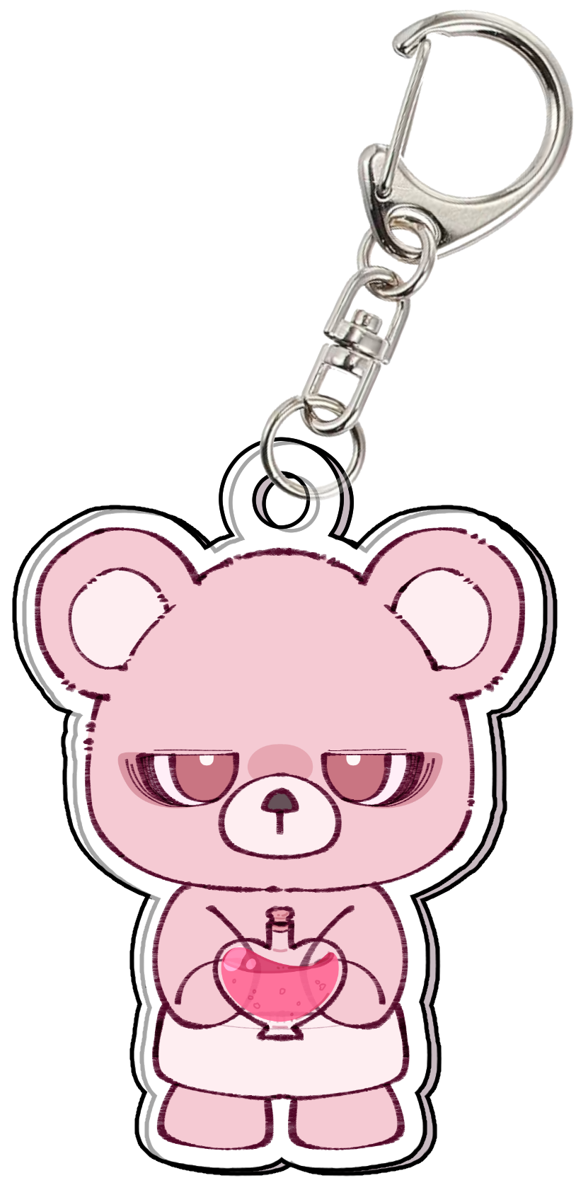 へびーべあーアクリルキーホルダー