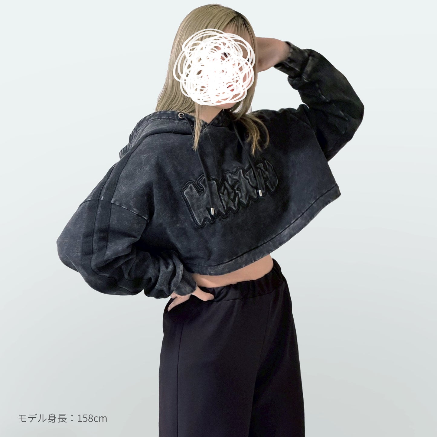 NOIZU×UZNo｜『Heavyパーカー』ヴィンテージ加工オーバーサイズユニセックスパーカー