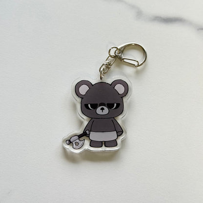 へびーべあーアクリルキーホルダー
