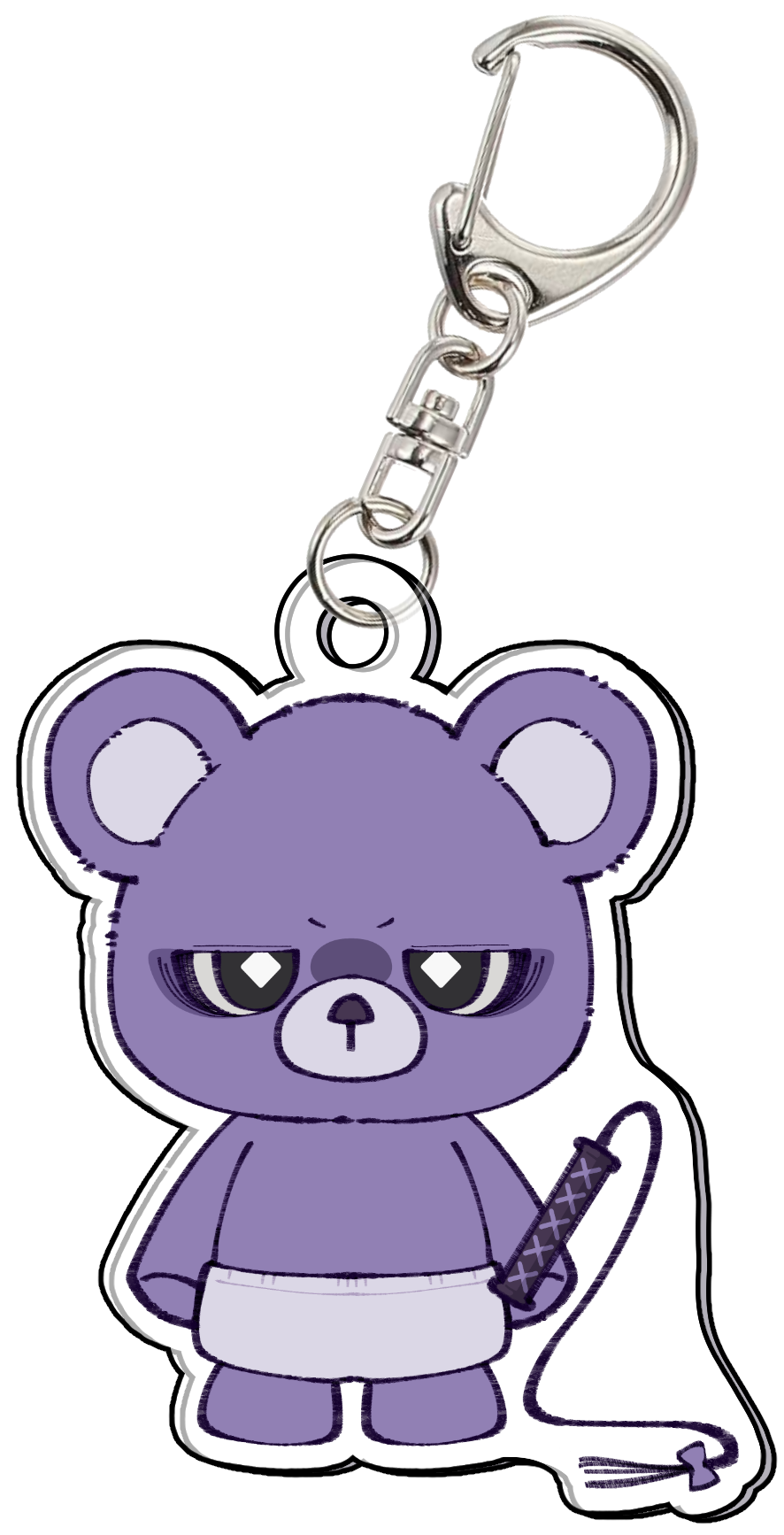 へびーべあーアクリルキーホルダー