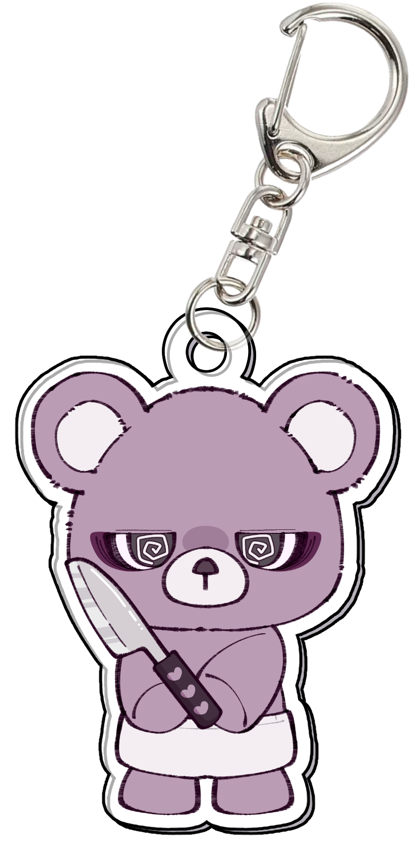 へびーべあーアクリルキーホルダー