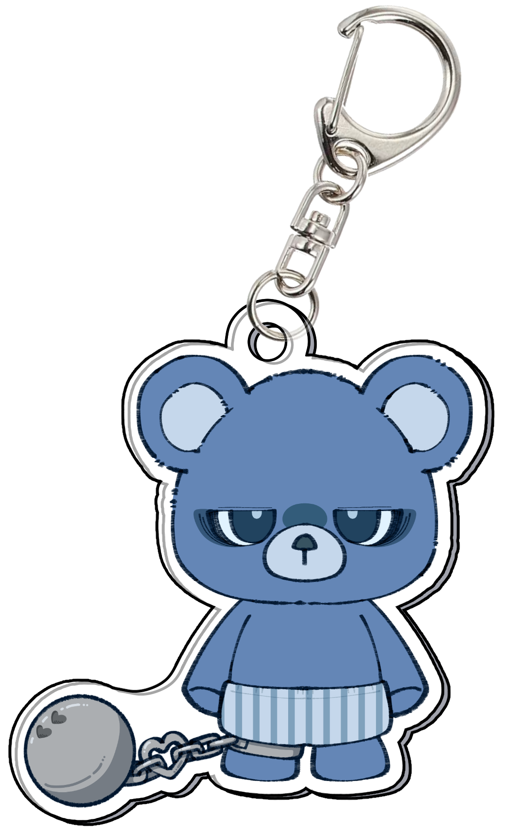 へびーべあーアクリルキーホルダー